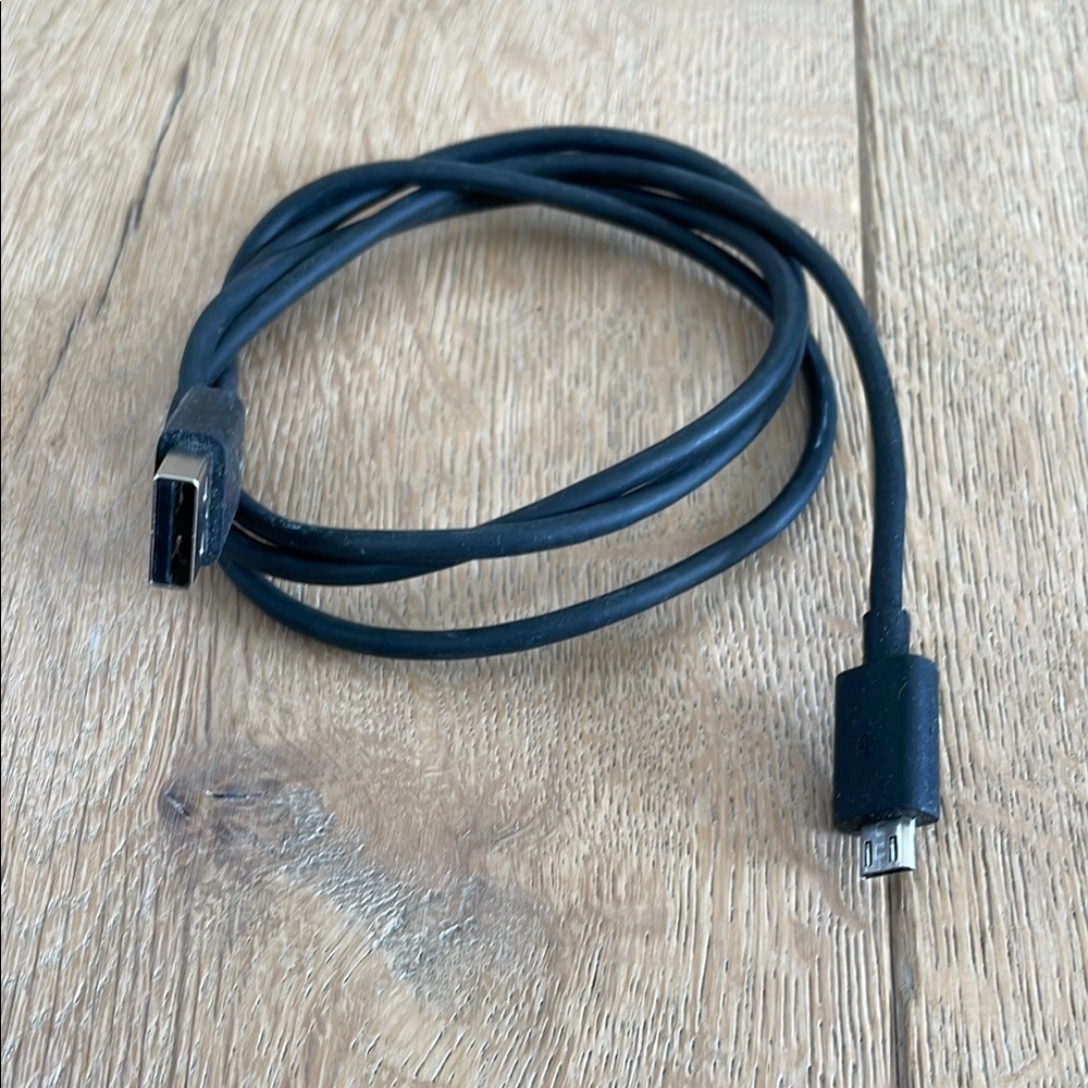 Black USB to Micro USB Cable